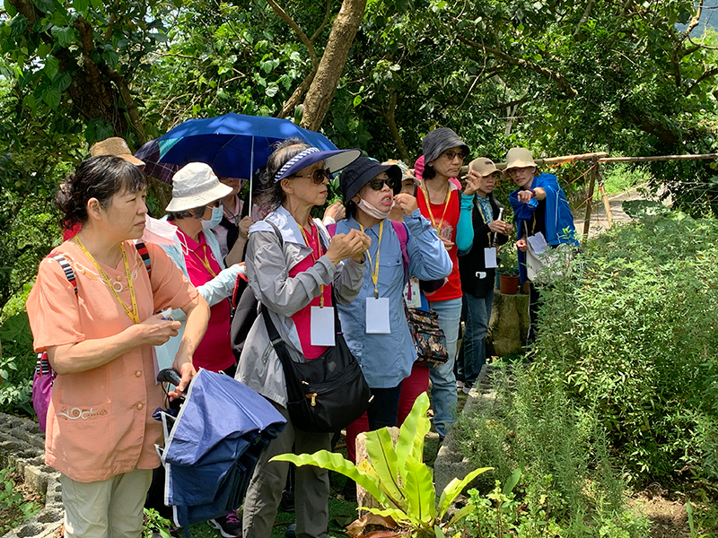 北富銀喘息之旅-參觀園區原民作物