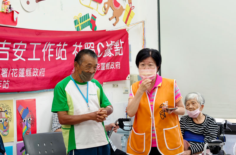 門諾基金會，公益好友，武林琳，黃正德，義整，整復，推拿，舒緩，長照服務，居家督導，一線人員，吉安工作站，壽豐，力百海，日照中心，社區照顧據點，瑞智學堂，社照C，唐清江，鄭進義，徐筱雯，送愛偏鄉，有你真好
