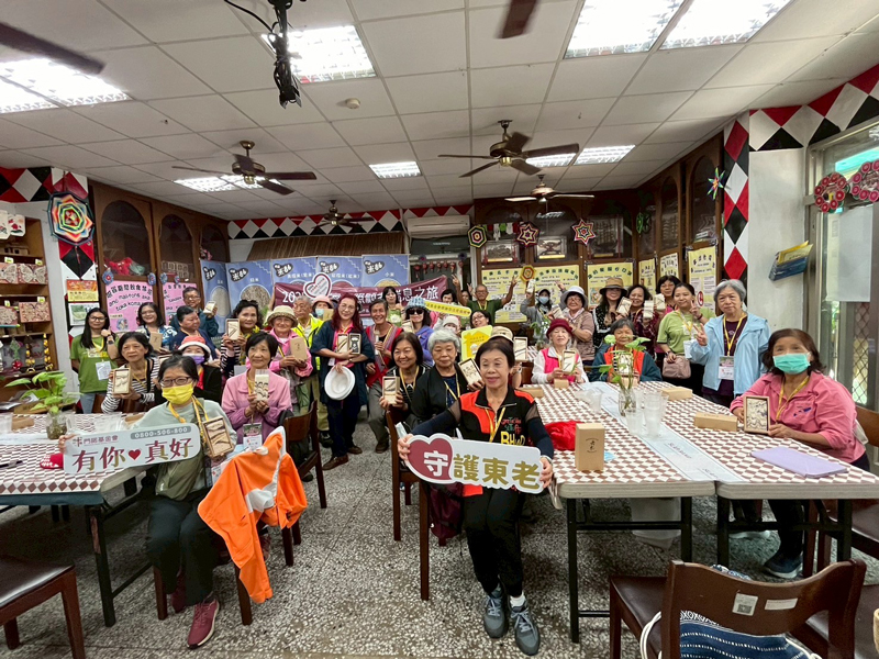 門諾基金會、家庭照顧者支持服務、喘息之旅、長照壓力、家照課程、北富銀、織羅部落、米彩繪、玉里春日