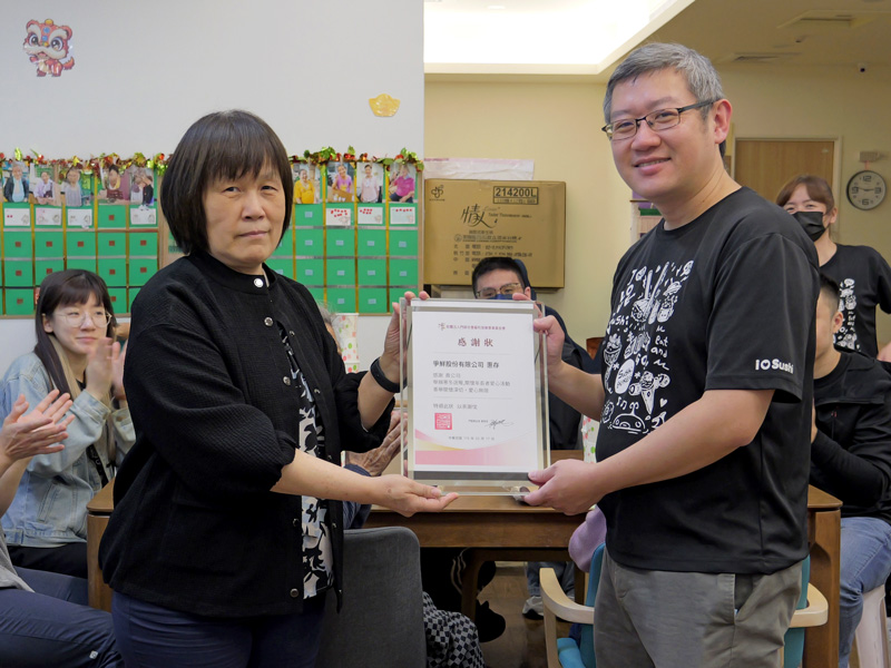 門諾基金會，爭鮮，企業參與，公益行動，ESG永續，花蓮，美崙日照中心，青銀，銀髮友善，長照服務