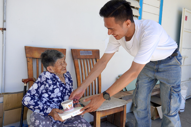 門諾送餐個案阿嬤